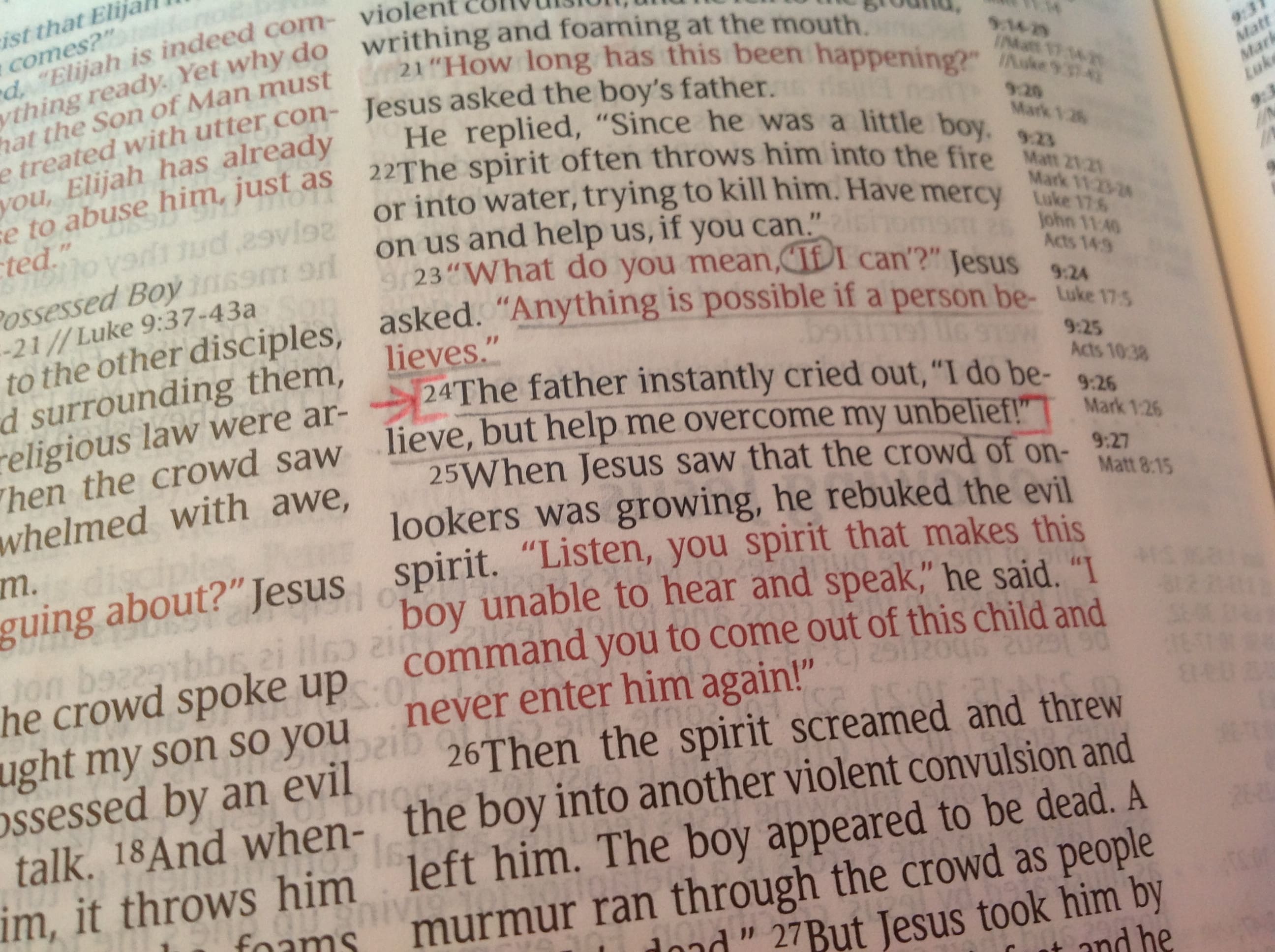 Day 12: Unbelief is What?
