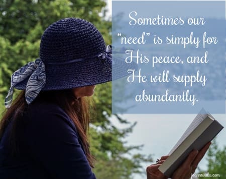 An Abundant Supply of Peace {{Let’s Have Coffee}}
